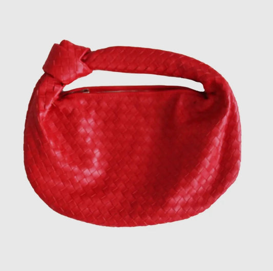 Charlie Woven Large Knot Handbag